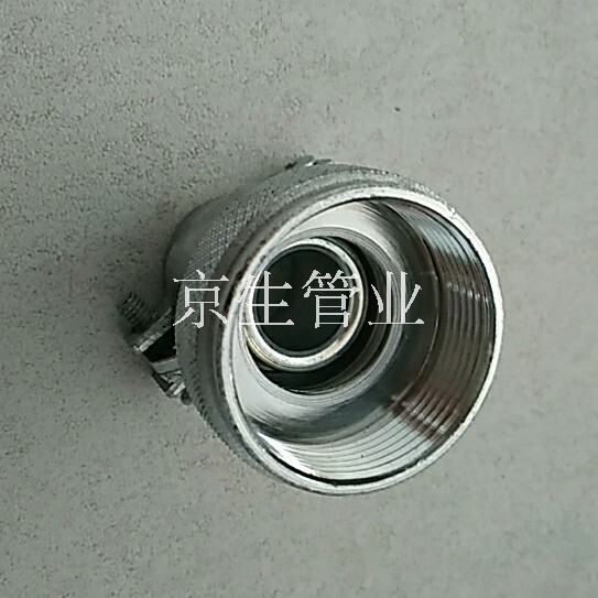 羊角内丝接头 羊角滚花内牙接头 铠装内螺纹接头